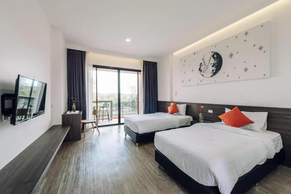 Bed in PIMDARA HOTEL Bed in PIMDARA HOTEL