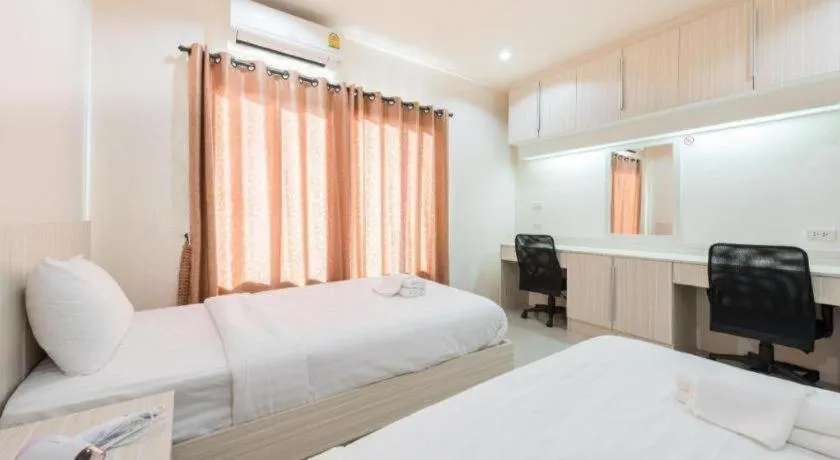 Bed in At One Hotel Chiangrai