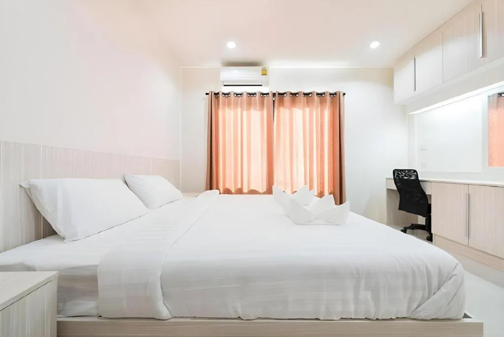 Bed in At One Hotel Chiangrai