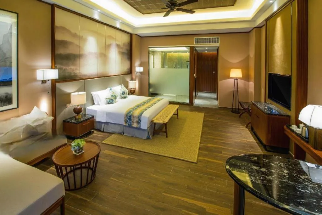 Bed in Country Garden Hot Spring Hotel Huizhou