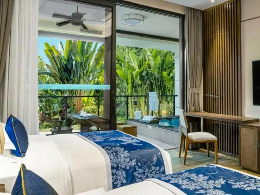 Bed in Country Garden Hot Spring Hotel Huizhou