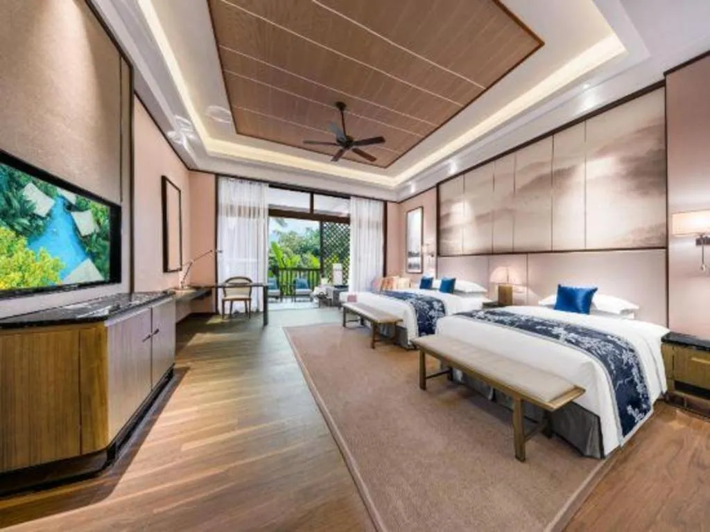 Bed in Country Garden Hot Spring Hotel Huizhou