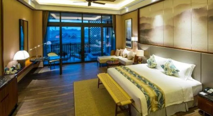 Bed in Country Garden Hot Spring Hotel Huizhou