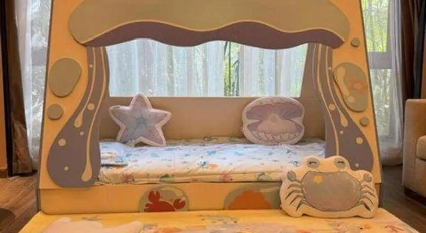 Bed in Country Garden Hot Spring Hotel Huizhou
