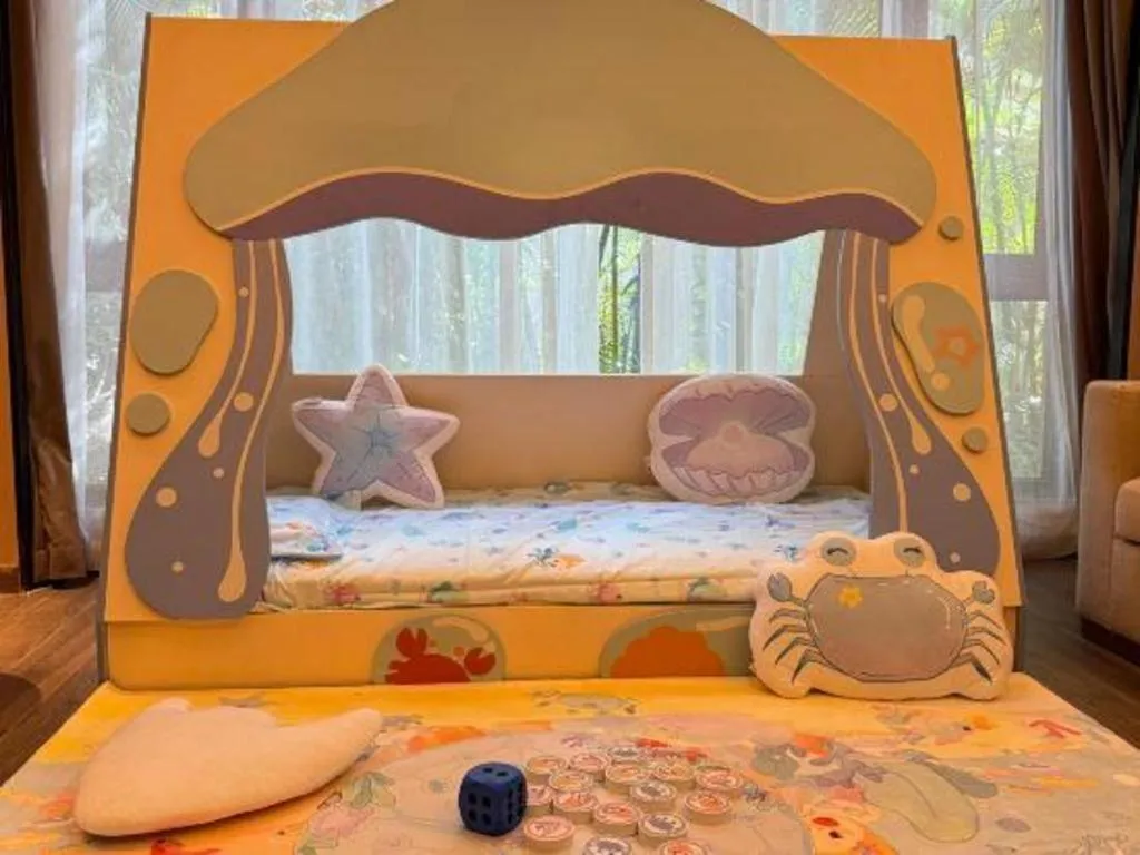 Bed in Country Garden Hot Spring Hotel Huizhou