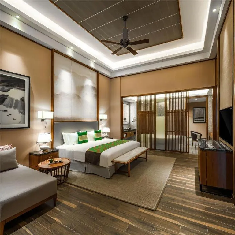 Bed in Country Garden Hot Spring Hotel Huizhou