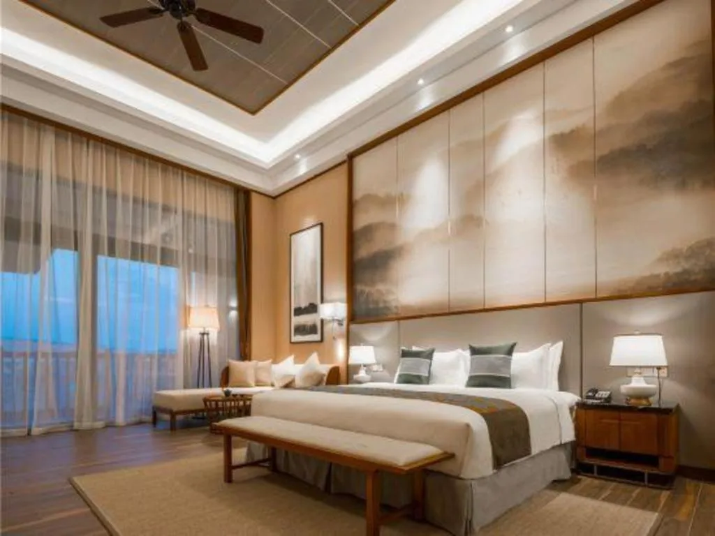 Bed in Country Garden Hot Spring Hotel Huizhou