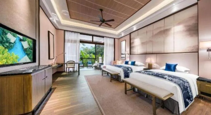 Bed in Country Garden Hot Spring Hotel Huizhou