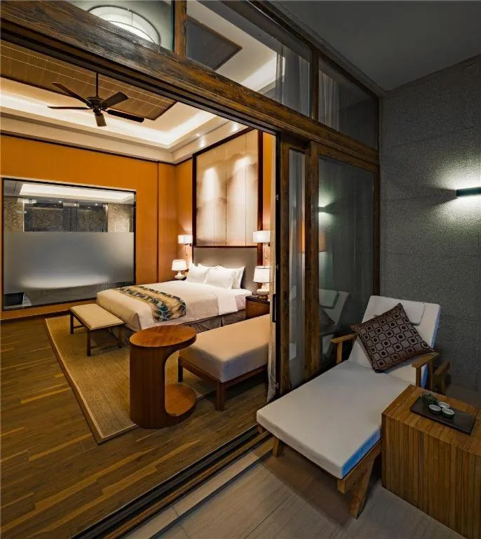 Bed in Country Garden Hot Spring Hotel Huizhou