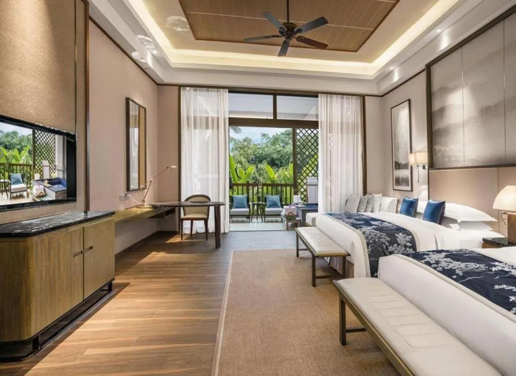 Bed in Country Garden Hot Spring Hotel Huizhou