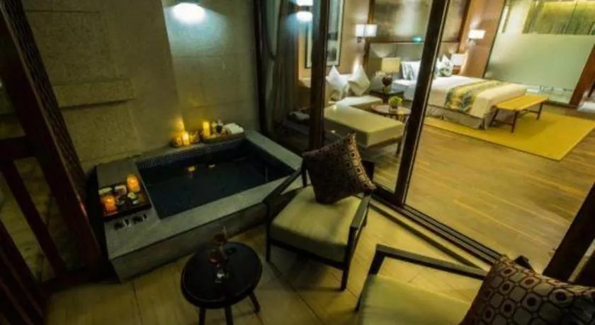 Bed in Country Garden Hot Spring Hotel Huizhou