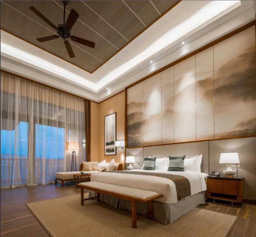 Bed in Country Garden Hot Spring Hotel Huizhou