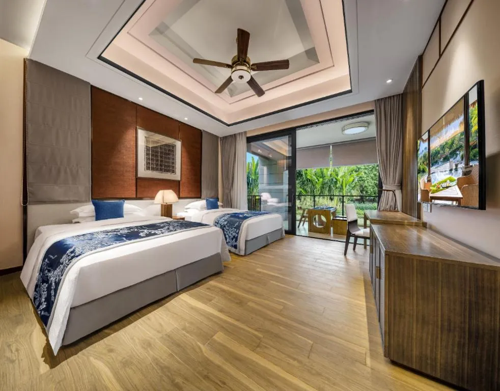 Bed in Country Garden Hot Spring Hotel Huizhou