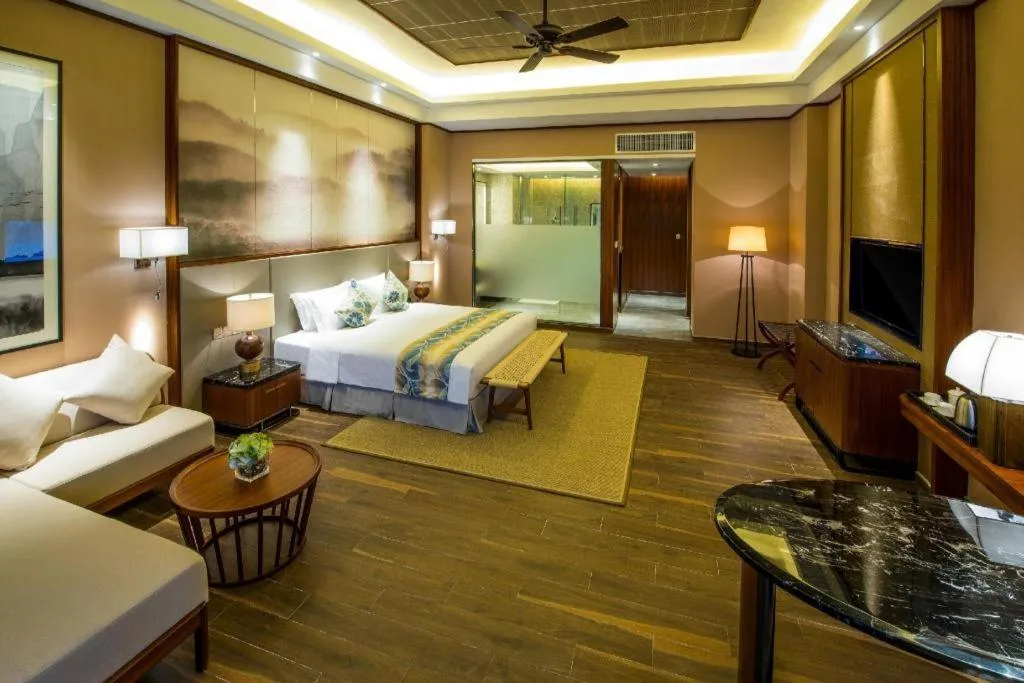 Bed in Country Garden Hot Spring Hotel Huizhou