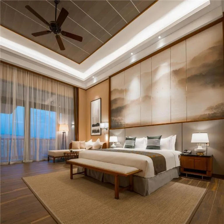 Bed in Country Garden Hot Spring Hotel Huizhou