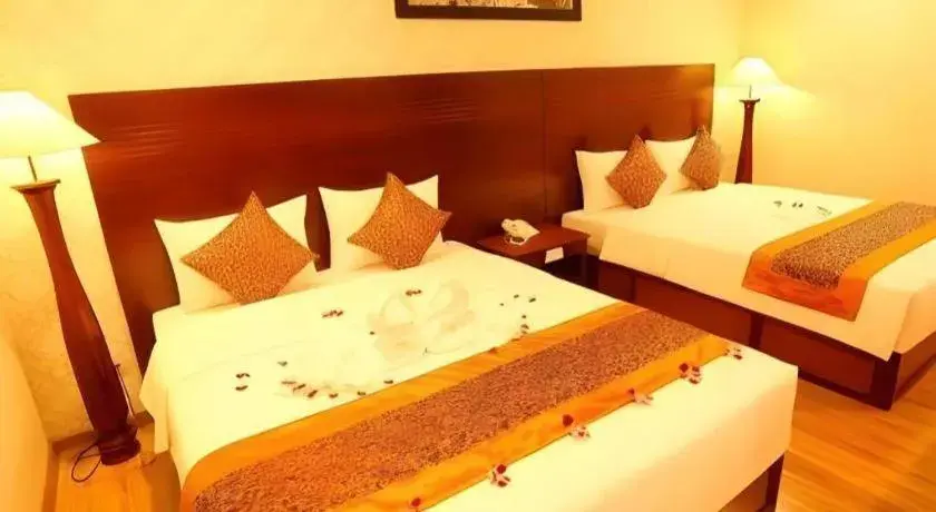 Bed in New Palace Bac Lieu Hotel Bed in New Palace Bac Lieu Hotel