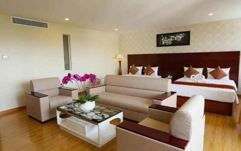 Bed in New Palace Bac Lieu Hotel