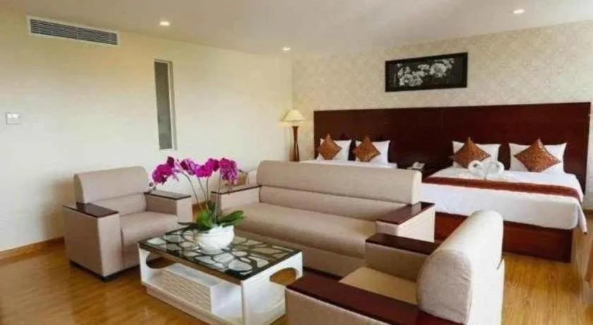 Bed in New Palace Bac Lieu Hotel