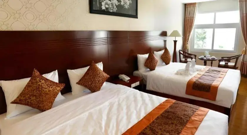 Bed in New Palace Bac Lieu Hotel Bed in New Palace Bac Lieu Hotel