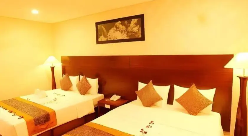 Bed in New Palace Bac Lieu Hotel Bed in New Palace Bac Lieu Hotel