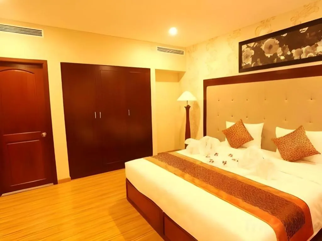 Bed in New Palace Bac Lieu Hotel