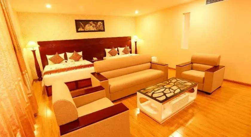 Bed in New Palace Bac Lieu Hotel Bed in New Palace Bac Lieu Hotel