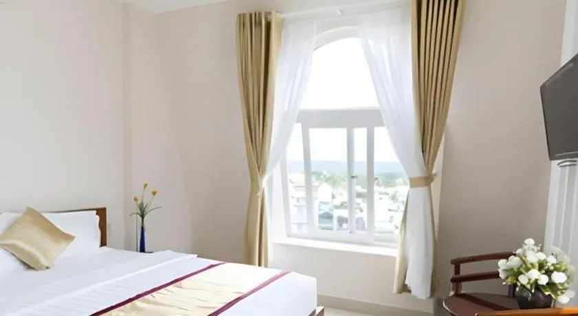 Bed in Thuan Hai Hotel