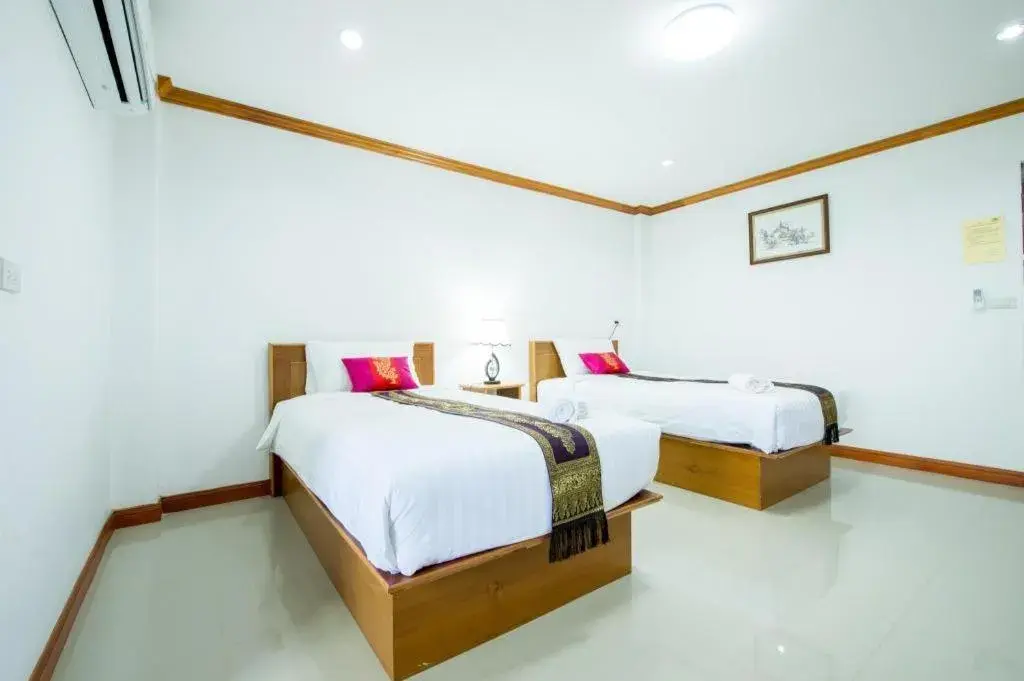 Bed in Thatphanom View Hotel Nakhon Bed in Thatphanom View Hotel Nakhon
