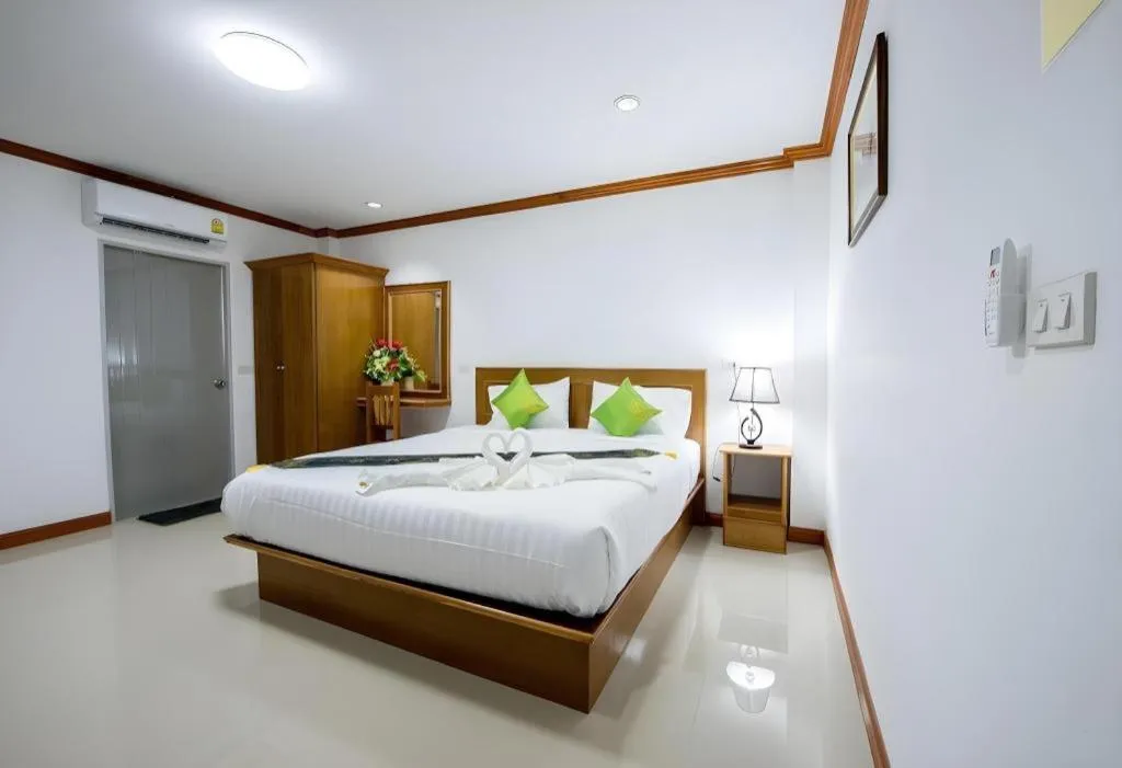 Bed in Thatphanom View Hotel Nakhon