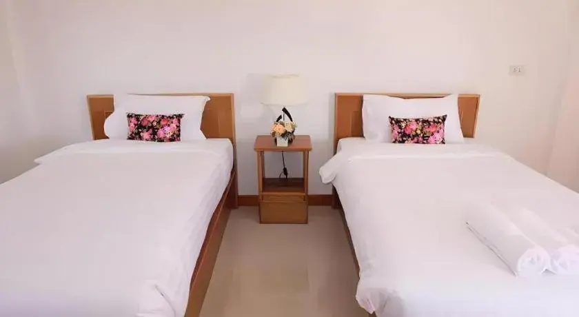 Bed in Thatphanom View Hotel Nakhon Bed in Thatphanom View Hotel Nakhon