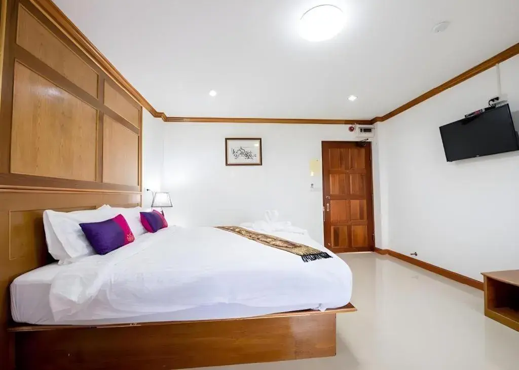 Bed in Thatphanom View Hotel Nakhon Bed in Thatphanom View Hotel Nakhon