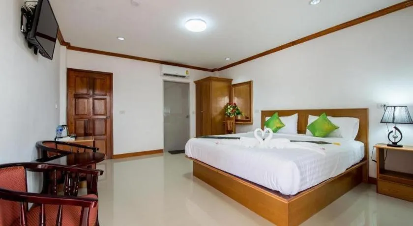 Bed in Thatphanom View Hotel Nakhon