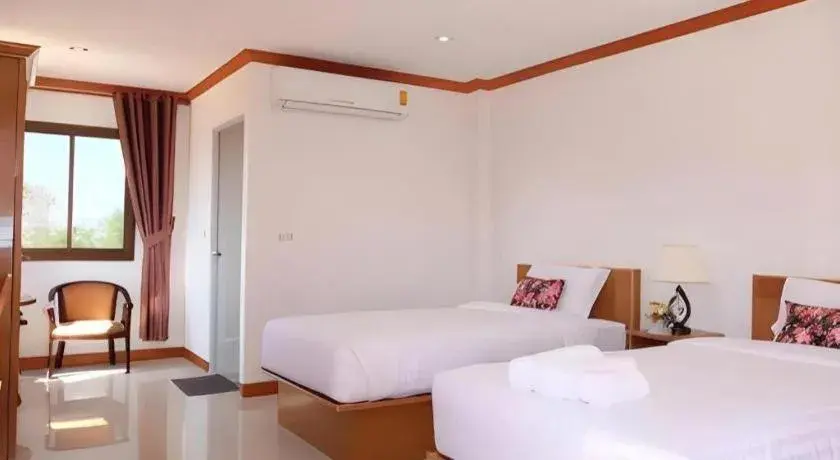 Bed in Thatphanom View Hotel Nakhon Bed in Thatphanom View Hotel Nakhon