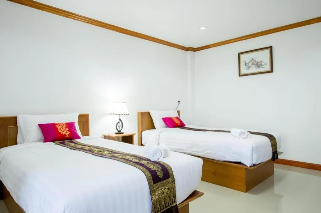 Bed in Thatphanom View Hotel Nakhon