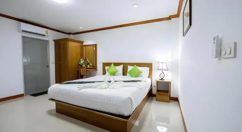 Bed in Thatphanom View Hotel Nakhon Bed in Thatphanom View Hotel Nakhon
