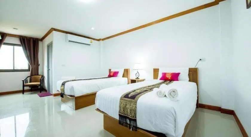 Bed in Thatphanom View Hotel Nakhon