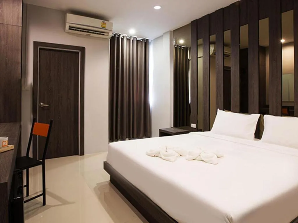 Bed in B2 Buriram Boutique and Budget Hotel