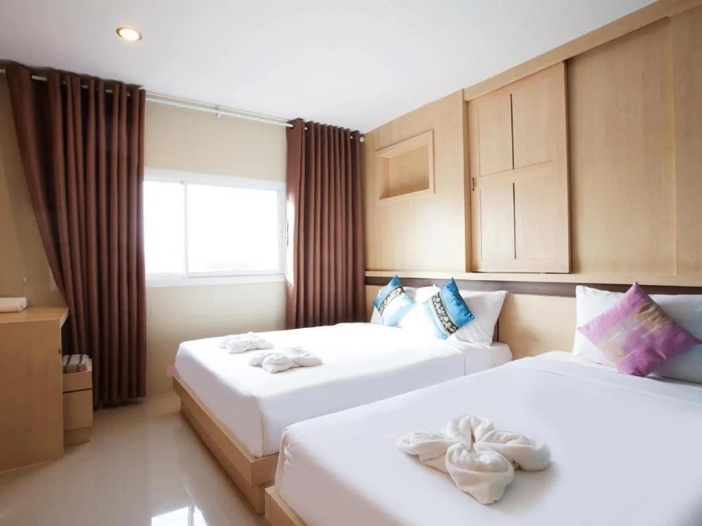 Bed in B2 Buriram Boutique and Budget Hotel