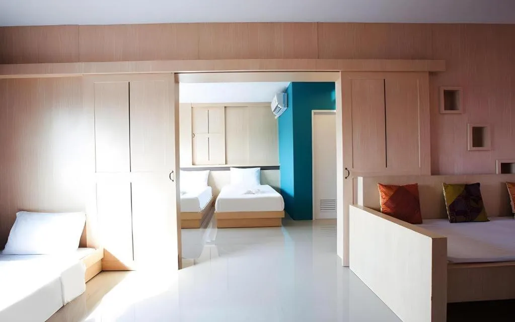 Bed in B2 Buriram Boutique and Budget Hotel