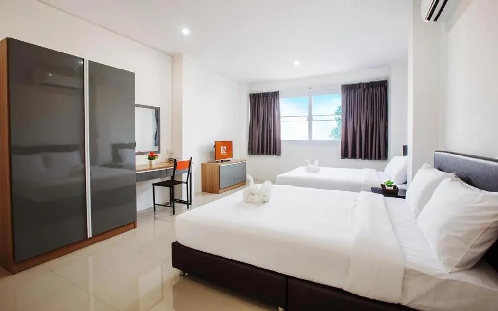 Bed in B2 Korat Boutique and Budget Hotel