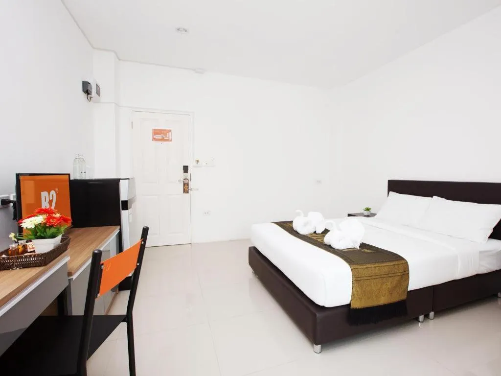 Bed in B2 Korat Boutique and Budget Hotel