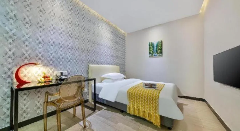 Bed in J Hotel Guangzhou University Town