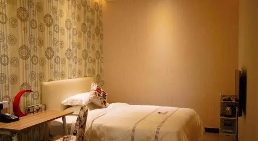 Bed in J Hotel Guangzhou University Town Bed in J Hotel Guangzhou University Town