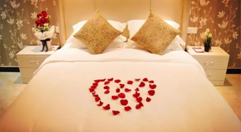 Bed in J Hotel Guangzhou University Town Bed in J Hotel Guangzhou University Town