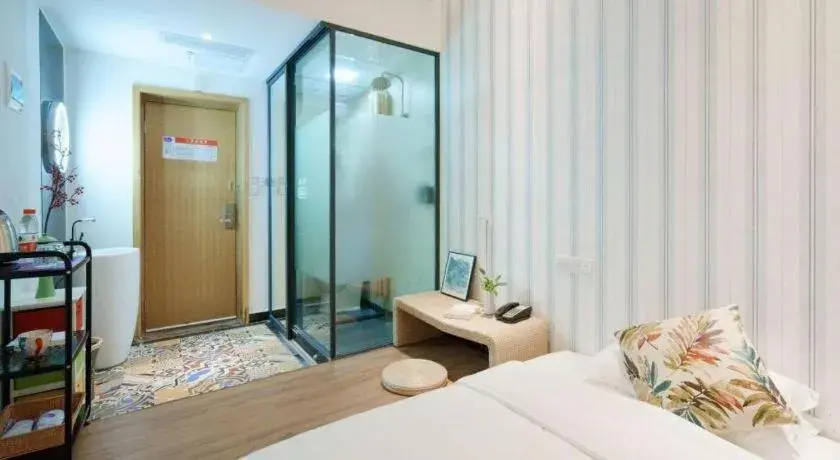 Bed in J Hotel Guangzhou University Town Bed in J Hotel Guangzhou University Town