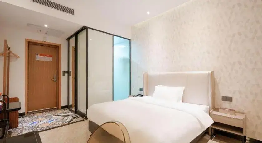 Bed in J Hotel Guangzhou University Town Bed in J Hotel Guangzhou University Town