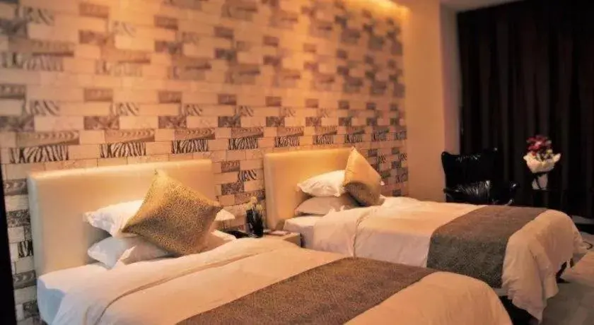 Bed in J Hotel Guangzhou University Town Bed in J Hotel Guangzhou University Town