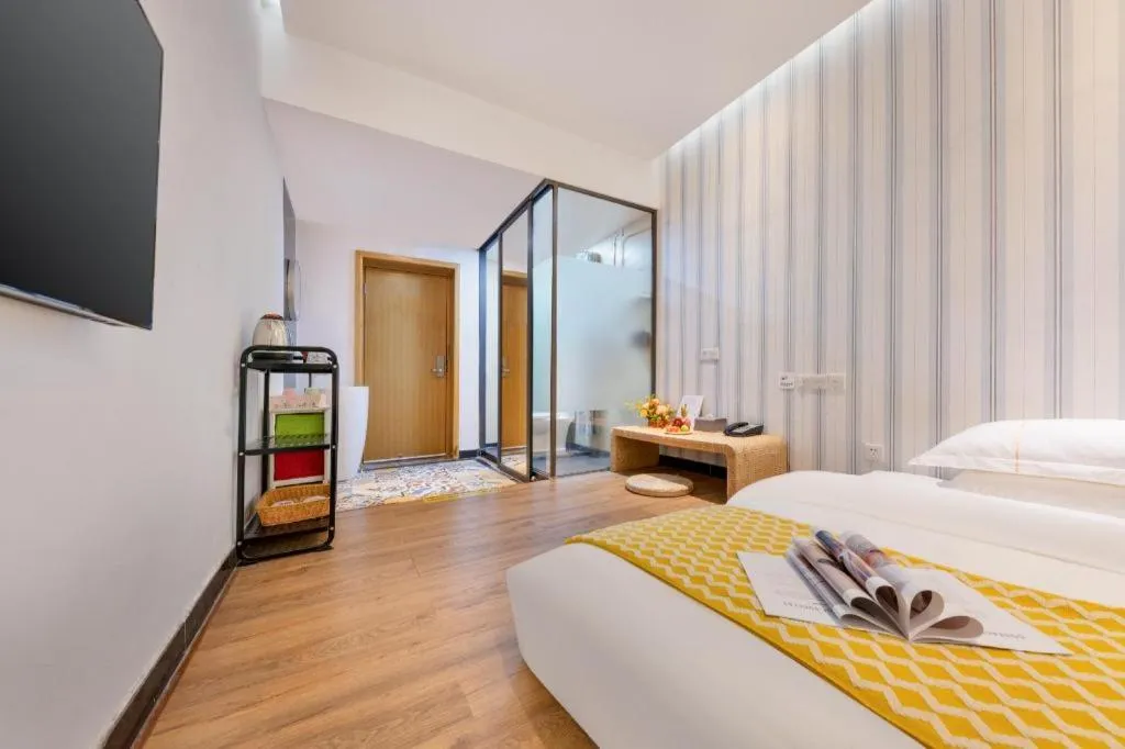 Bed in J Hotel Guangzhou University Town