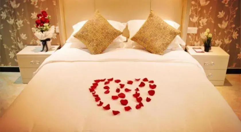 Bed in J Hotel Guangzhou University Town Bed in J Hotel Guangzhou University Town