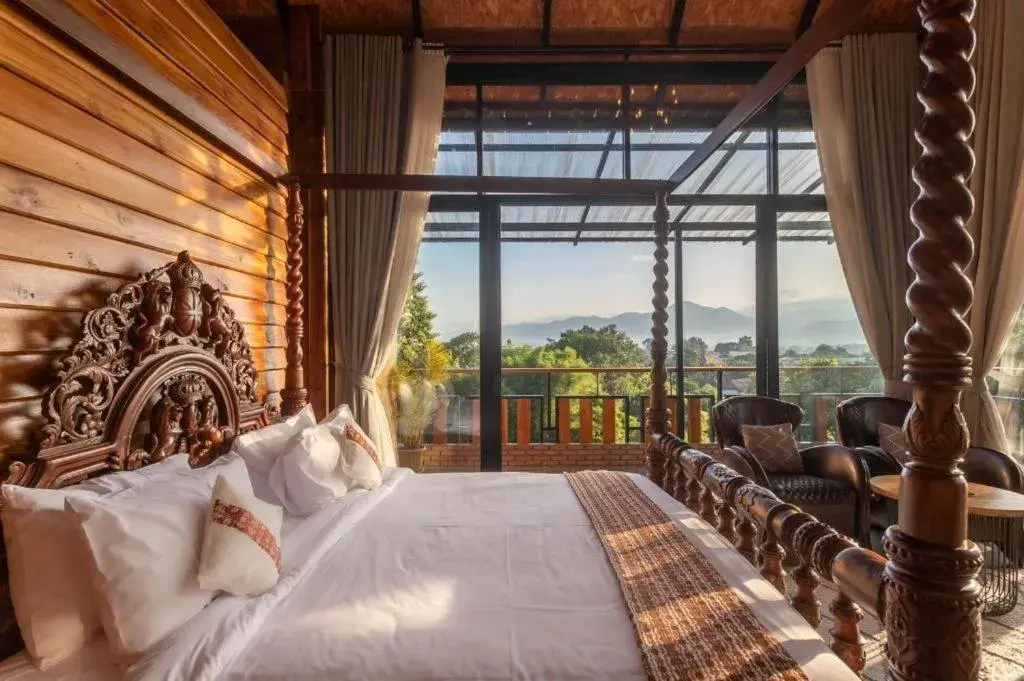 Bed in Cocoa Valley Resort Bed in Cocoa Valley Resort